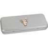 Azeeda 'Dragon Skull' Metal Hinged Stationery Tin/Storage Box (TT00237844)