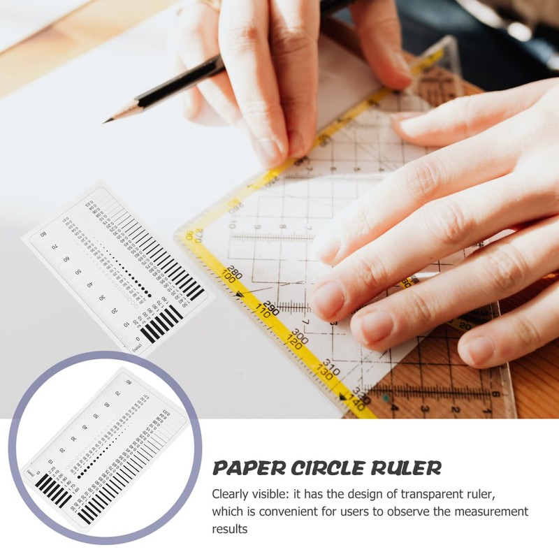 SOLUSTRE High-precision transparent crack width ruler for accurate testing of
