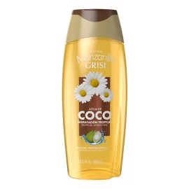 Shampoo Manzanilla Agua De Coco Aclara Natural 400 Ml Grisi                                                                                           