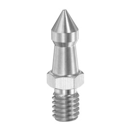 PATIKIL 3/8インチスレッド三脚スパいク ステンレス製カメラ三脚グラウンドスパいクスクリュー（1.49"/38mm） モノポッドレッグ交換部品 シルバー