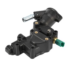 X AUTOHAUX Car Thermostat Housing Assembly BE1-1254 1336.Y8 1336.P9 Replacement