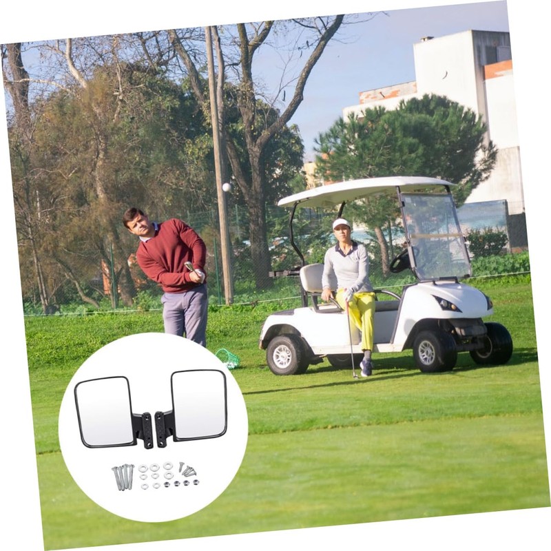 SUPVOX 1 Set Professional Replaceable Golf Cart Mirrors Side Mirrors