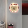jXIN 12 Inch Apple Shaped Novelty Fun Shaped Wall Clock,
