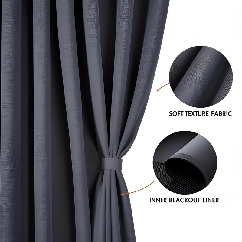 RV Window Curtains for Inside Camper - Blackout Privacy Curtains