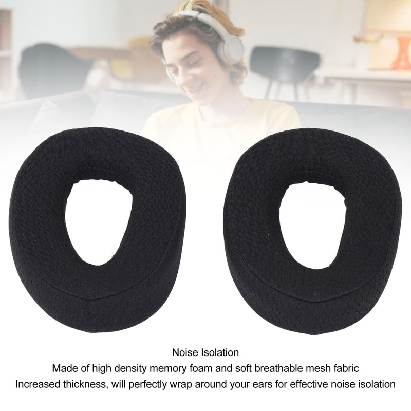 Replacement Ear Pads for EPOS H3 PRO Hybrid Headphones, Breathable