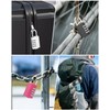 Pack of 4 Combination Padlocks, Small Combination Lock, Lock with