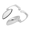 Pair 8mm 10mm Motorcycle Rearview Side Mirror Adjustable Angle Retro