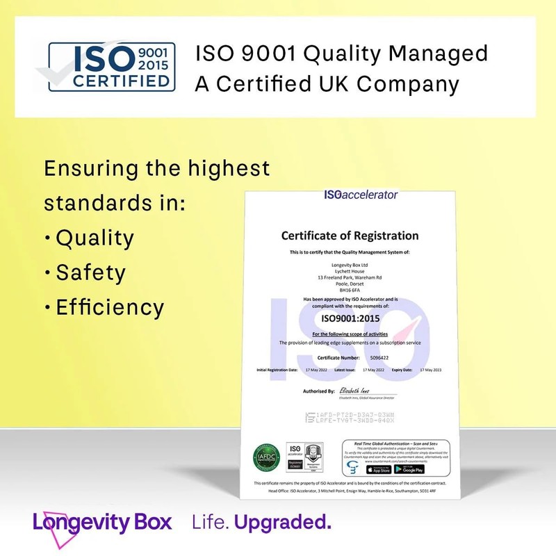 Longevity Box Longevity Box Fisetin 100mg x 60 Capsules -
