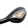 mokuo Scooter LED Rearview Mirrors Convex HD Glass with Mounting