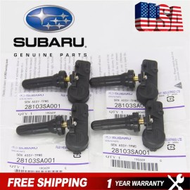 Subaru Set of 4 OEM TPMS Tire Pressure Sensors Kit 28103AJ00A 28103SA001 for Subaru WRX