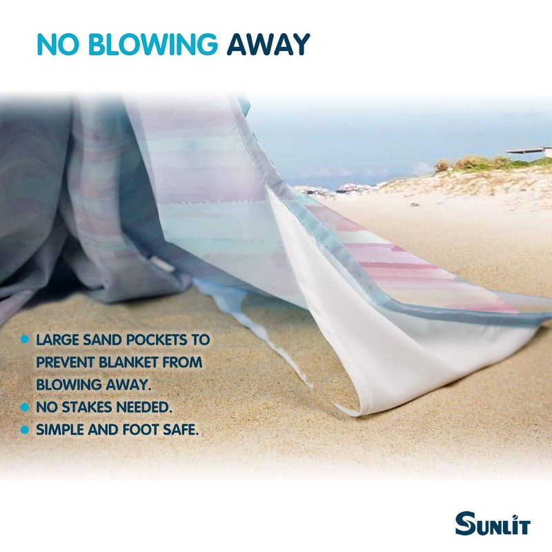 Sunlit - Design Beach Blanket/Beach Mat