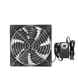 12V 120mmx25mm 4.72inch Moisture-Proof Small Computer Muffin Exhaust Vent Fans Speed Controller 3V-12V Variable Speed 1000-3000RPM