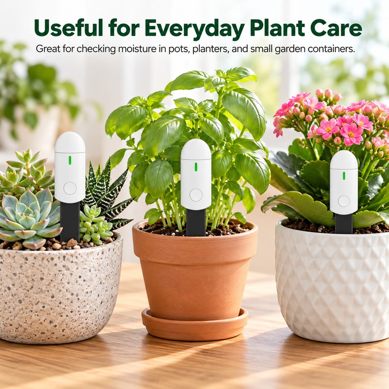 Soil Moisture Tester for Indoor Plants & Garden Watering –