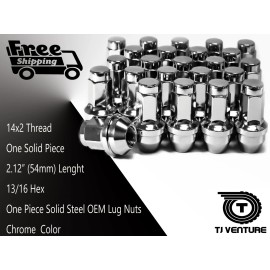 J&J 24PC 14X2 CHROME FORD F-150 EXPEDITION OEM/FACTORY STYLE REPLACEMENT LUG NUTS