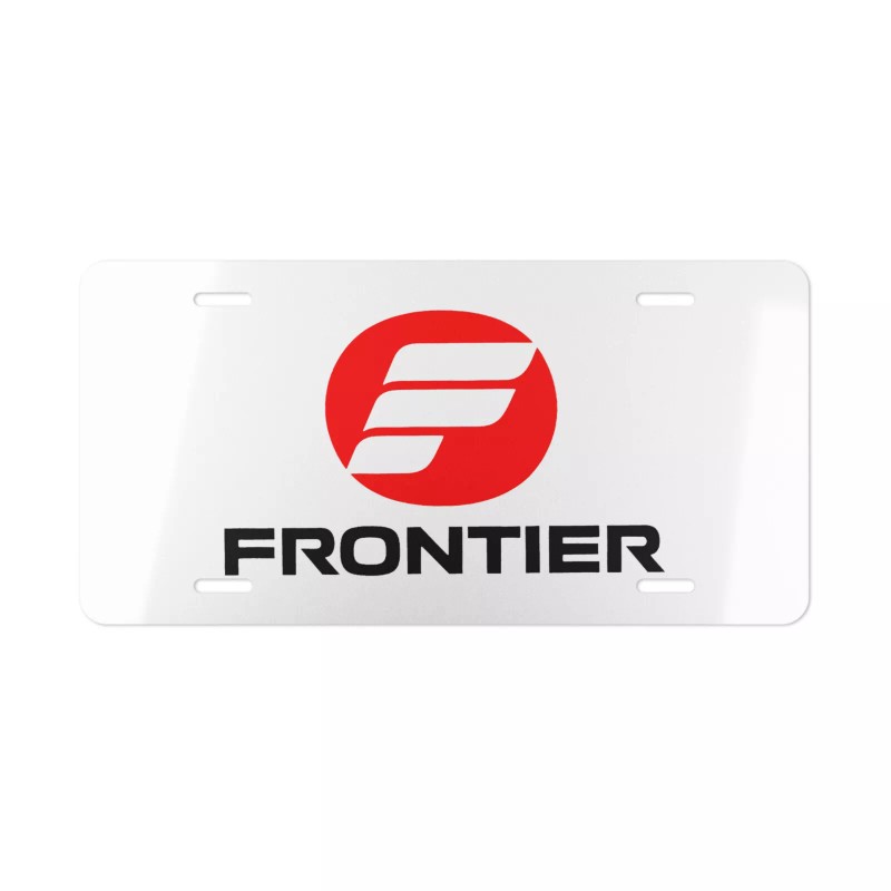 Frontier Airlines Vanity Plate