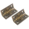 Generic Antique Style Interior Cabinet Hinges, Brass, NDC-406-V008
