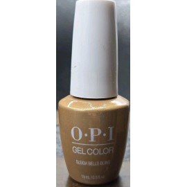OPI Gel Color Sleigh Bells Bling Gold Holiday Christmas Polish 0.5 fl. oz