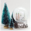 Minium Collection 30050 Souvenir Snow Globe Munich Skyline Silver Base