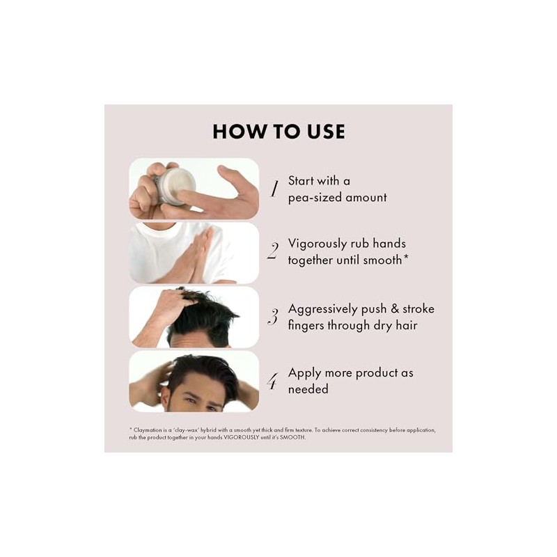 Hanz de Fuko Premium Men’s Hair Styling Claymation: High Performance