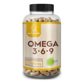 Omega 3-6-9 Races Zen Premium 120 Cpsulas Sin Sabor Apoya Al Corazn, La Funcin Cerebral Y Las Articulaciones Con cidos Grasos Esenciales De Fuentes...