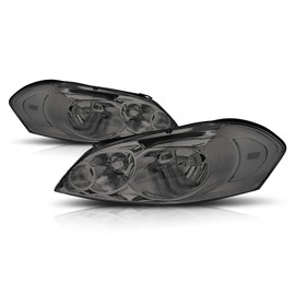 PM PERFORMOTOR Pair of Headlights(Headlamps) Assembly Set Compatible with Chevy Impala 2006-2016/Clear Corner