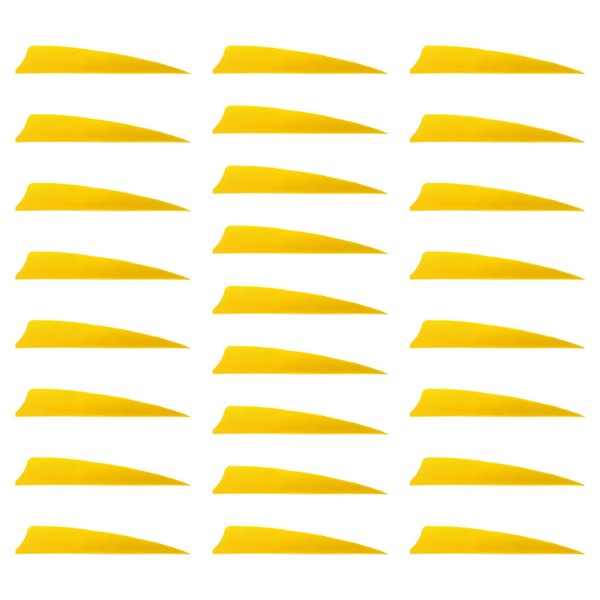 MECCANIXITY Arrow Vanes Arrow Fletching 4" Shield Shape Turkey Feathers