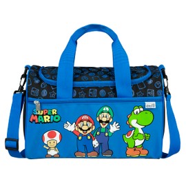 Scooli - Sports bag for children - 23 x 35 x 16 cm - Spacious main compartment - Adjustable shoulder strap - School accessories - Shoulder bag, blue, Children's sports bag