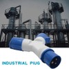 2-Way Splitter 32A 220V IP44 2 Way 3 Pin Industrial