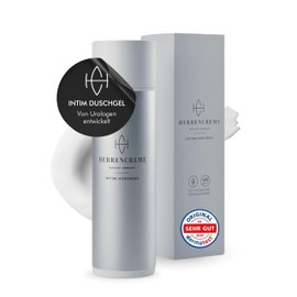 Men's Cream Intimate Shower Gel for Men, 200 ml, Wash Gel for Body and Intimate Area, Gentle Care & Cleansing, Men's Intimate Care Developed by Urologist, Vegan & Dermatologically Tested