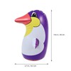 TOYANDONA Pack of 3 Inflatable Penguin Toy Soft Tumbler Inflatable