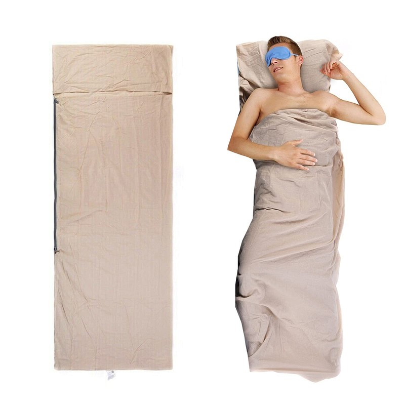 QUINTRA Liner Ultra Light Bags Cotton Sleeping for Camping &