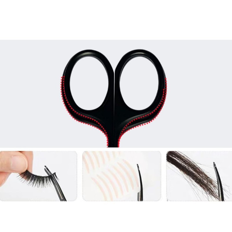 YINKE Partial Care Scissors, Curved Blade, Round Tip, For Dogs,