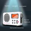 GeKLok AM FM Radio, Shower Radio, Portable Mini Stereo Radio