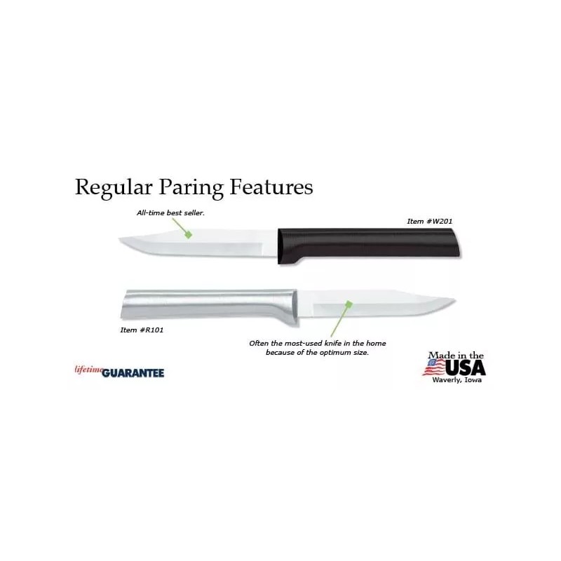 Rada Cutlery Regular Paring Knife | Silver | 100% USA