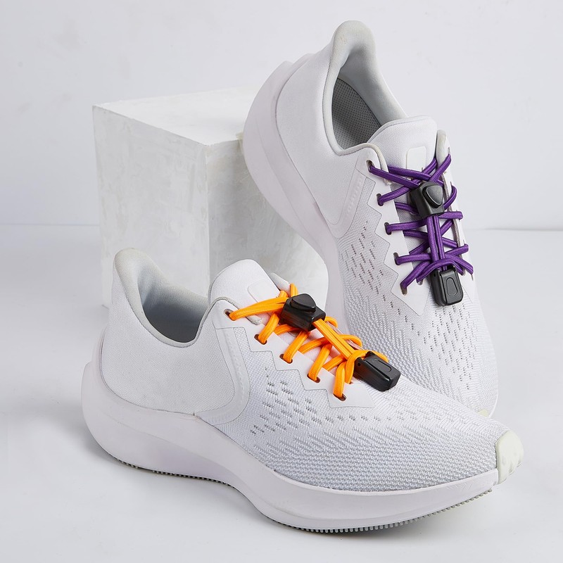 Elastic Shoe Laces,for Kids and Adults, Elastic No Tie Shoelaces,One