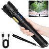 MILAOSHU Rechargeable Flashlights 990000 High Lumen, 5000 ɱAh ΒATTERY LED