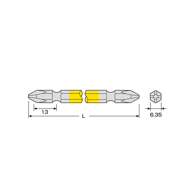 ANEX AC-14M Color Bit Double-Ended +2 x 150 Bags of