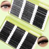 Lash Clusters Kit 570pcs 6 styles 30D-100D D Curl Individual