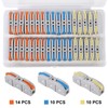 34pcs Quick Connect Electrical Splicing Wire Connectors Kit Lever Wire