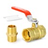 TAILONZ PNEUMATIC 1 x brass mini ball valve kit, 3/4