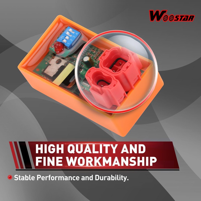 WOOSTAR 6 Pin DC CDI Box Replacement for GY6 50cc
