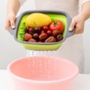 Collapsible Colander Lightweight Food Strainer Space Saving 24cm Collapsible Strainer