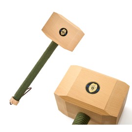 Police Wooden Thor Mjolnir Hammer - Decorative Novelty Office, Wall, Home Statue, Gift for America United States Law Enforcer, Patrol, US Police, Service Branch Wall Art, Home Décor