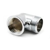 DOJA Barcelona Threaded Fitting 90º Brass Chrome-Plated 1 Inch Male