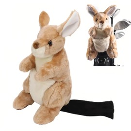 Culnflun Kangaroo Driver Headcover, Funny Golf Club Cover Plush Animal Golf Club Headcover for Club Protection Headcover Men and Women