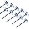 10 Pack 9" Stem Steel Commercial Grade Garage Door Rollers