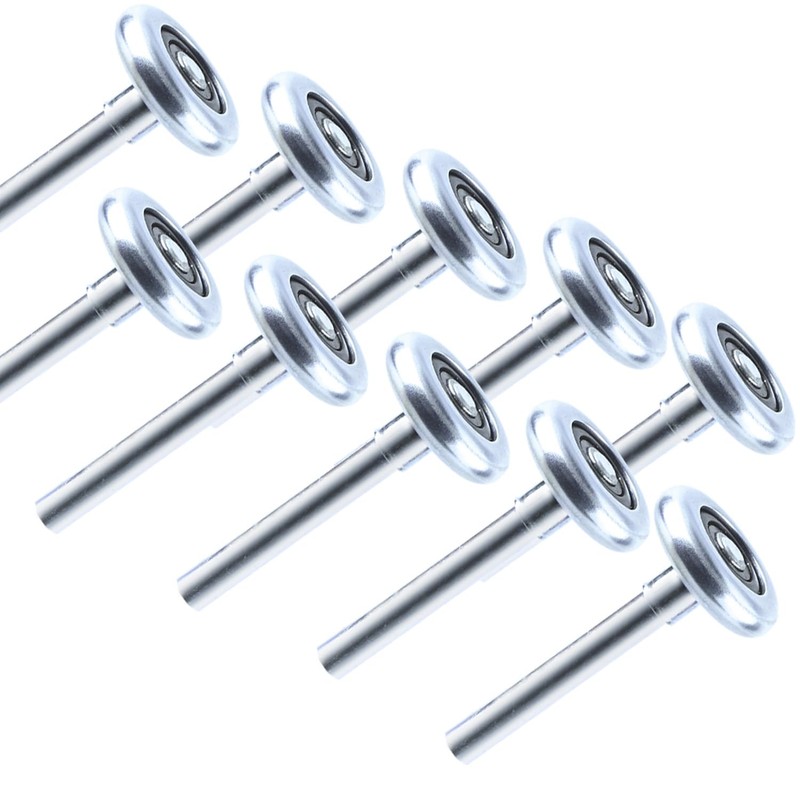10 Pack 9" Stem Steel Commercial Grade Garage Door Rollers