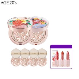 AGE20'S Essence Cover Pact Flora Set 7items, Cushion:21 LIGHT BEIGE