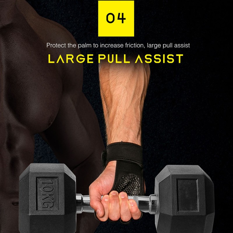 Weight Lifting Gloves Polyester Fiber Hook and Loop High Density