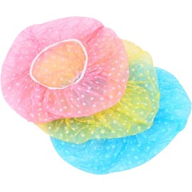 3pz Gorra de Baño Impermeable para Mujer, Gorro de Ducha de Microfibra para Dama y Niñas, Doble Capa, Surtido de Colores